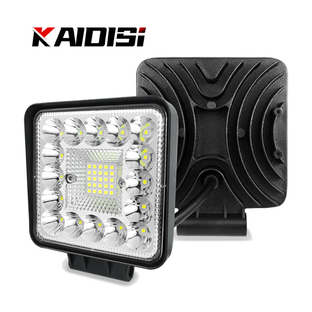 

Led Work Light Bar 123W 41 Led Square Round light For boat spotlight 4x4 led bar offroad SUV ATV Tractor Boat Trucks 12V 24V