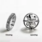 Кольцо астрономическое для мужчин и женщин, металлический шар, креативный комплекс, вращающееся кольцо с космическим настроением на палец, модные ювелирные изделия JZ516