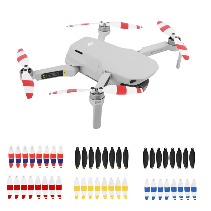 8 шт. Mavic Mini Drone углеродное волокно складной быстросъемный пропеллер запасные