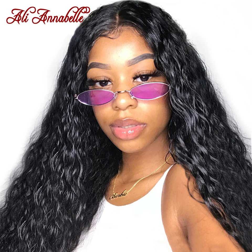 Перуанские вьющиеся волосы парик полный шнурок человеческих волос парики с