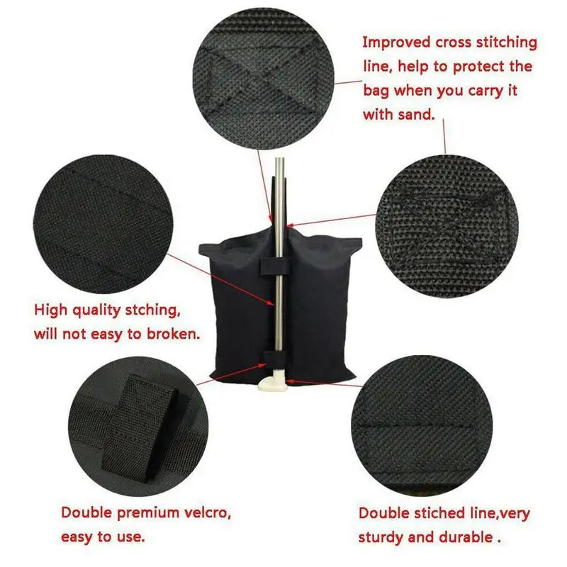 1 шт. Утяжеленный навес для ног в виде беседки тент с песком наружной аксессуары