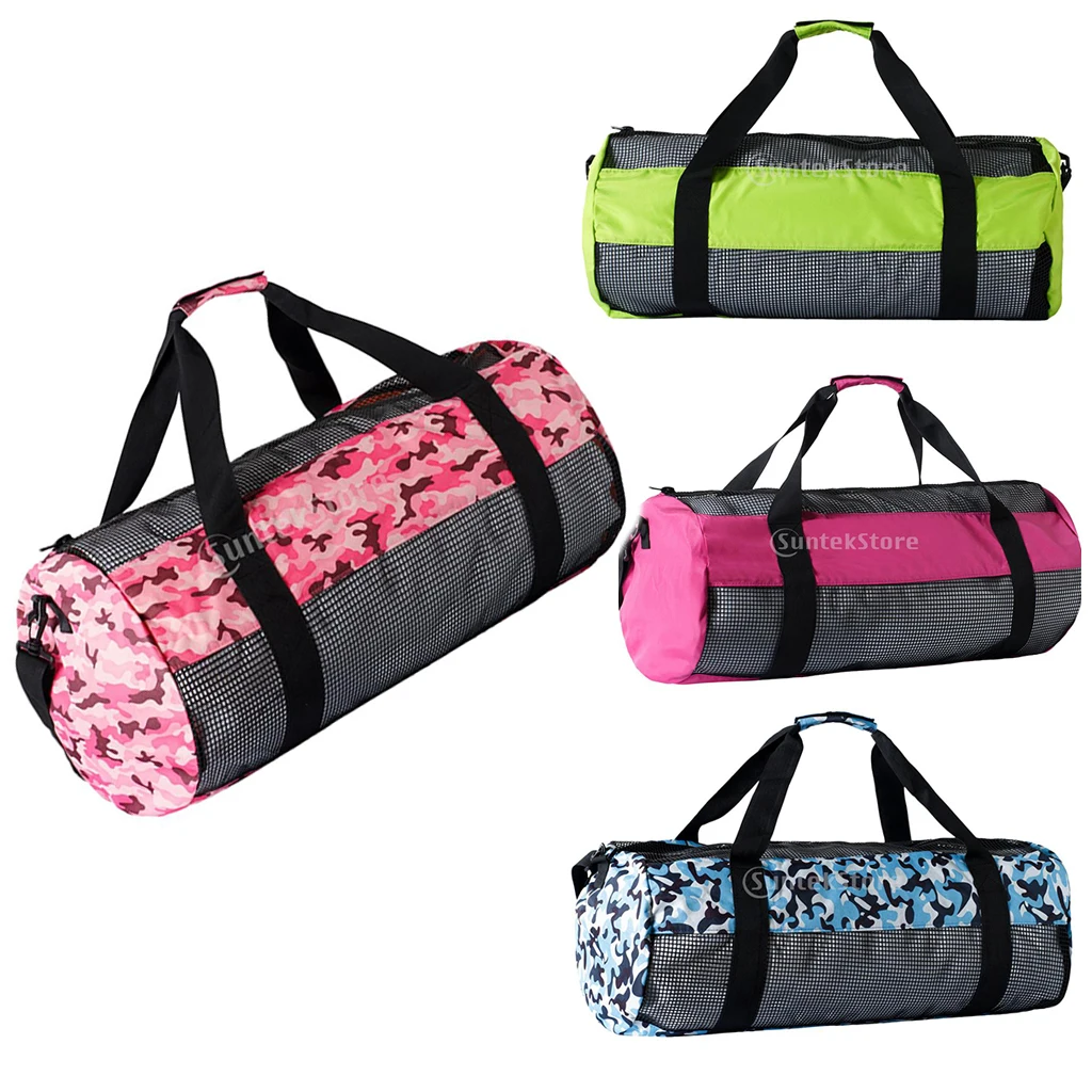 

Durable Mesh Scuba Dive Duffel Bag Equipment Storage Pouch Case