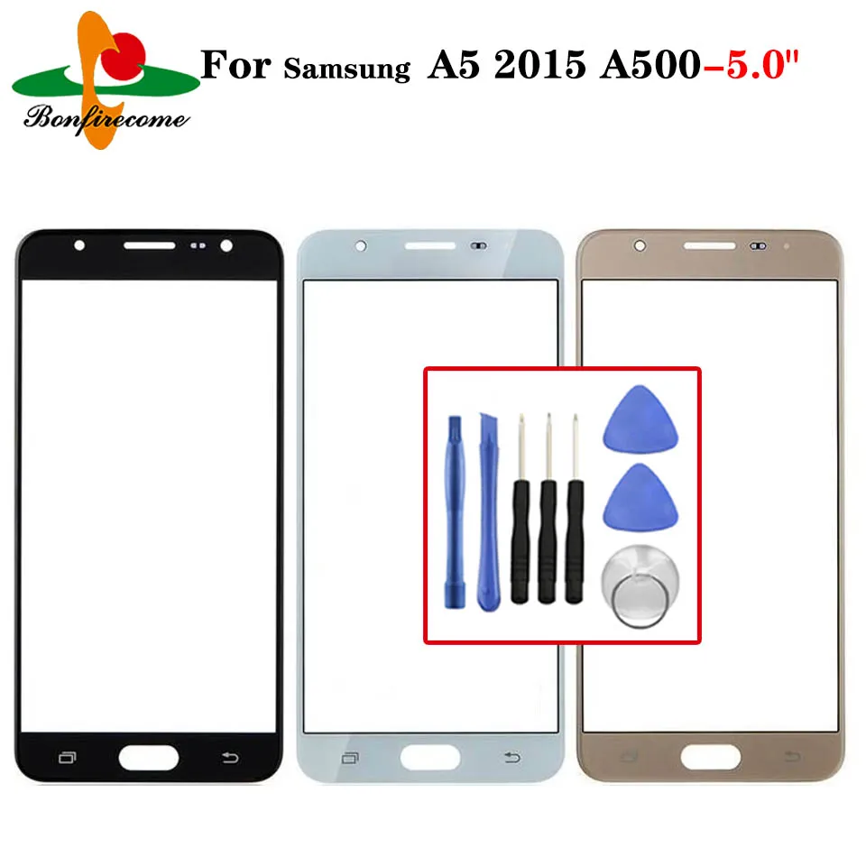 Панель сенсорного экрана для Samsung Galaxy A5 2015 A500 A500F A500FU A500M A500Y A500FQ сменная передняя