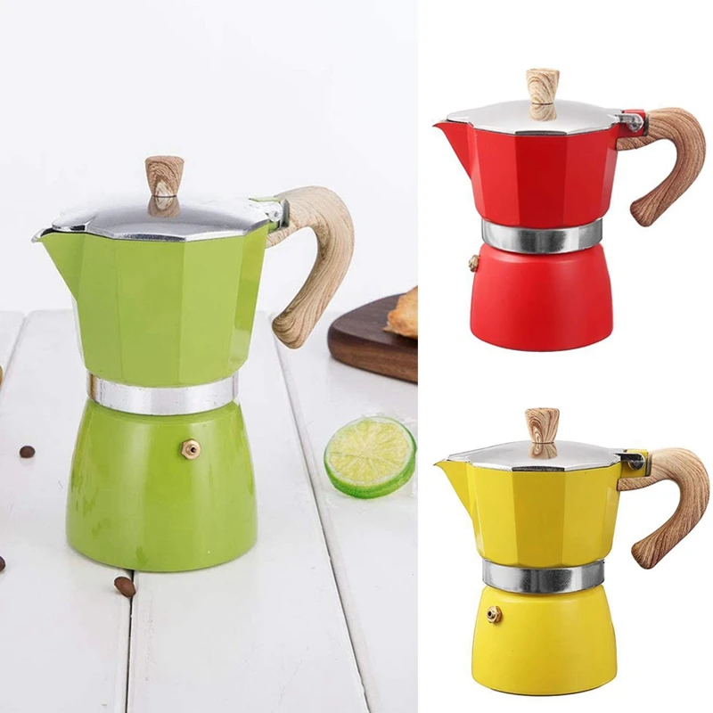 

Алюминиевая итальянская Мока эспрессо кофе машина фильтр Плита горшок 3 чашки