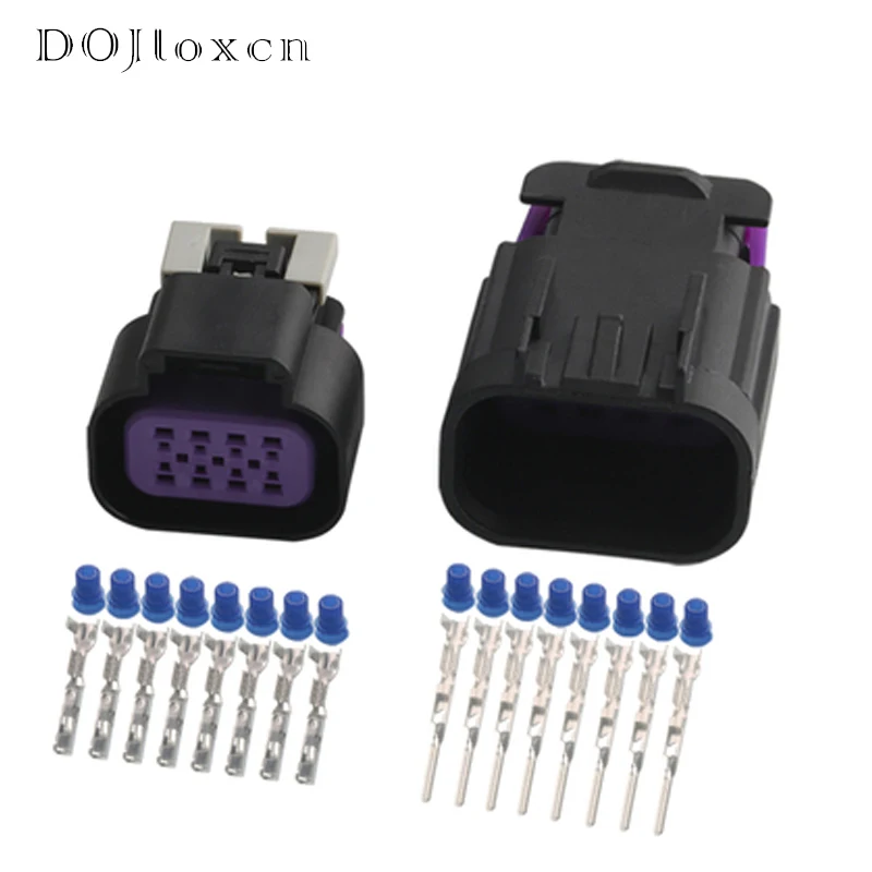 5/10/20/50 Set 8 Pin 1.5mm Delphi Auto Plastic Housing Plug Connector Electric Wiring Harness Cable Connectors 15326835 15326840