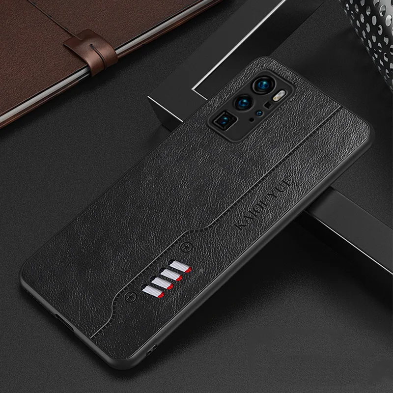 

Ultra-thin Cassette Leather Phone Case For Huawei P40 P30 P20 Lite Pro Mate 30 20 10 9 Honor Luxury Silicone Protection Cover