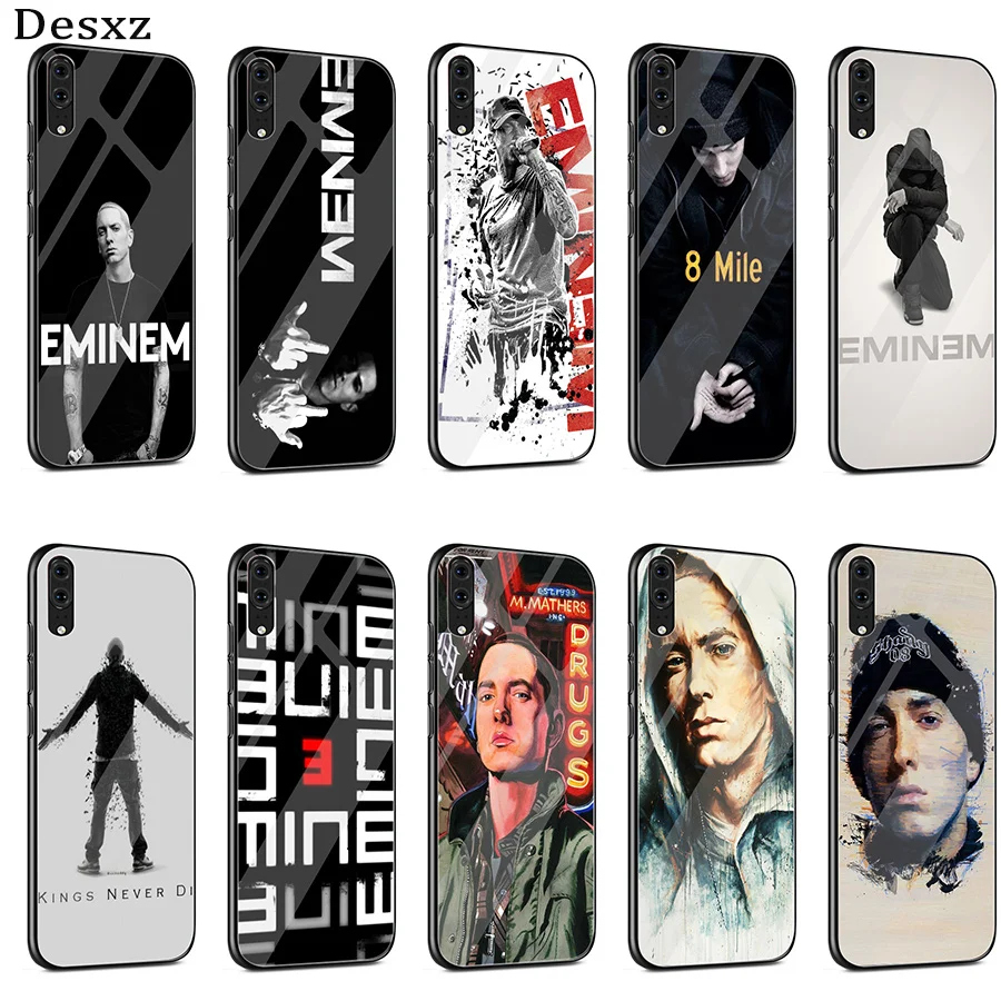 Чехол из закаленного стекла Rapero Eminem для huawei P30 P10 P20 Pro P Smart mate 10 20 Lite Y6 Y9 Honor 7A 8X9 2018