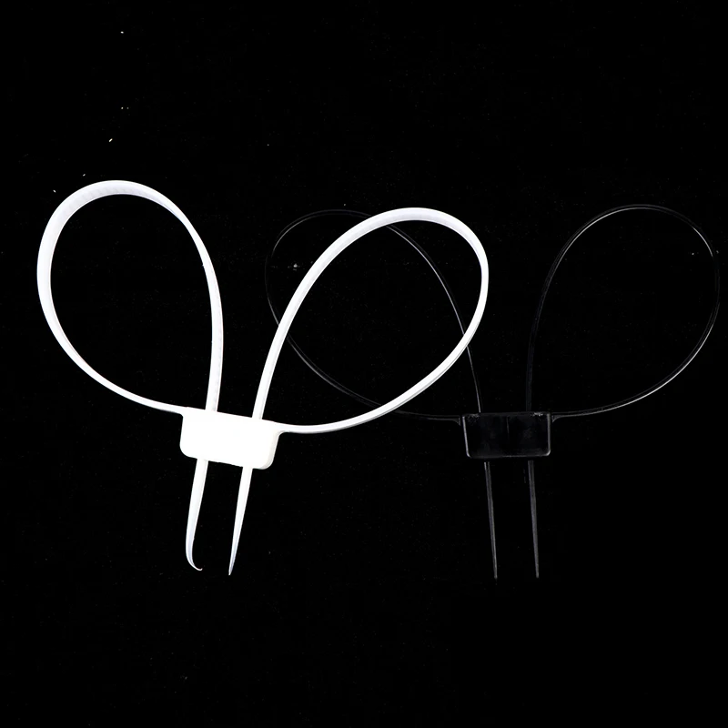 1 шт. одноразовые двойные гибкие пластиковые кабельные стяжки | Строительство и