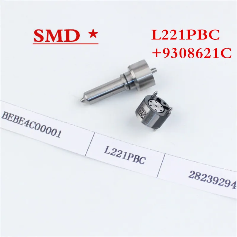 

L221PBC injector nozzle and 9308-621C control valve are sold as a kit for diesel common rail injector BEBE4C00001 high quality