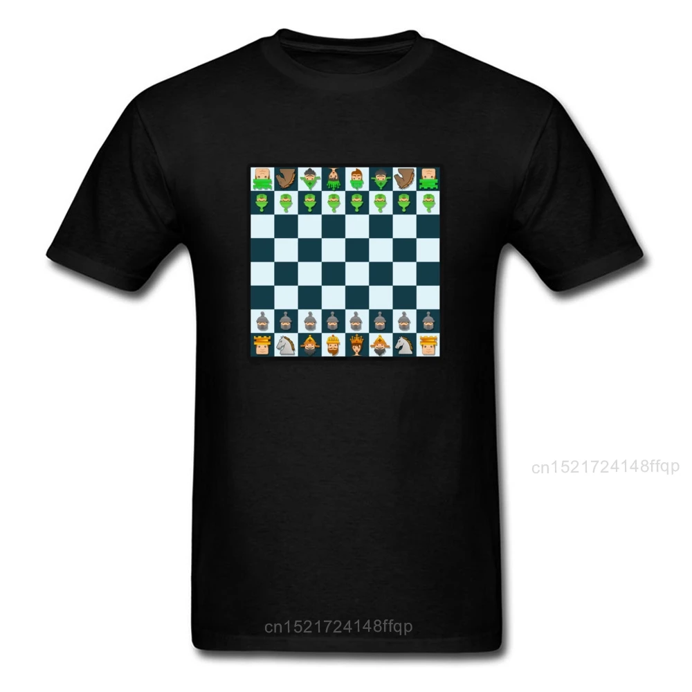 Брендовые новые мужские черные футболки с принтом шахматной доски летние