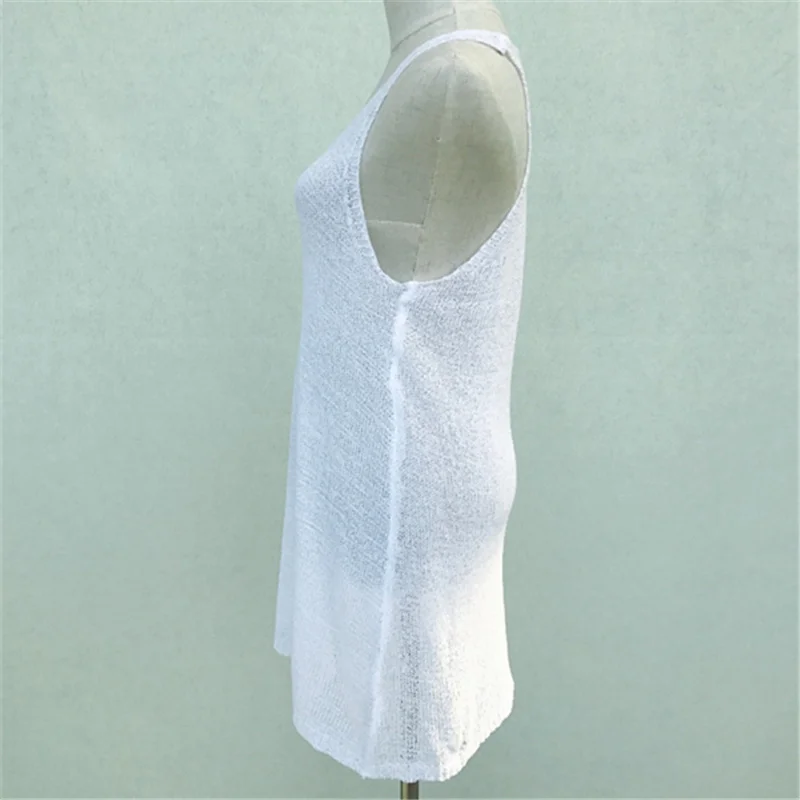 Пляжная накидка 2020 сексуальный купальный костюм белая трикотажная пляжная