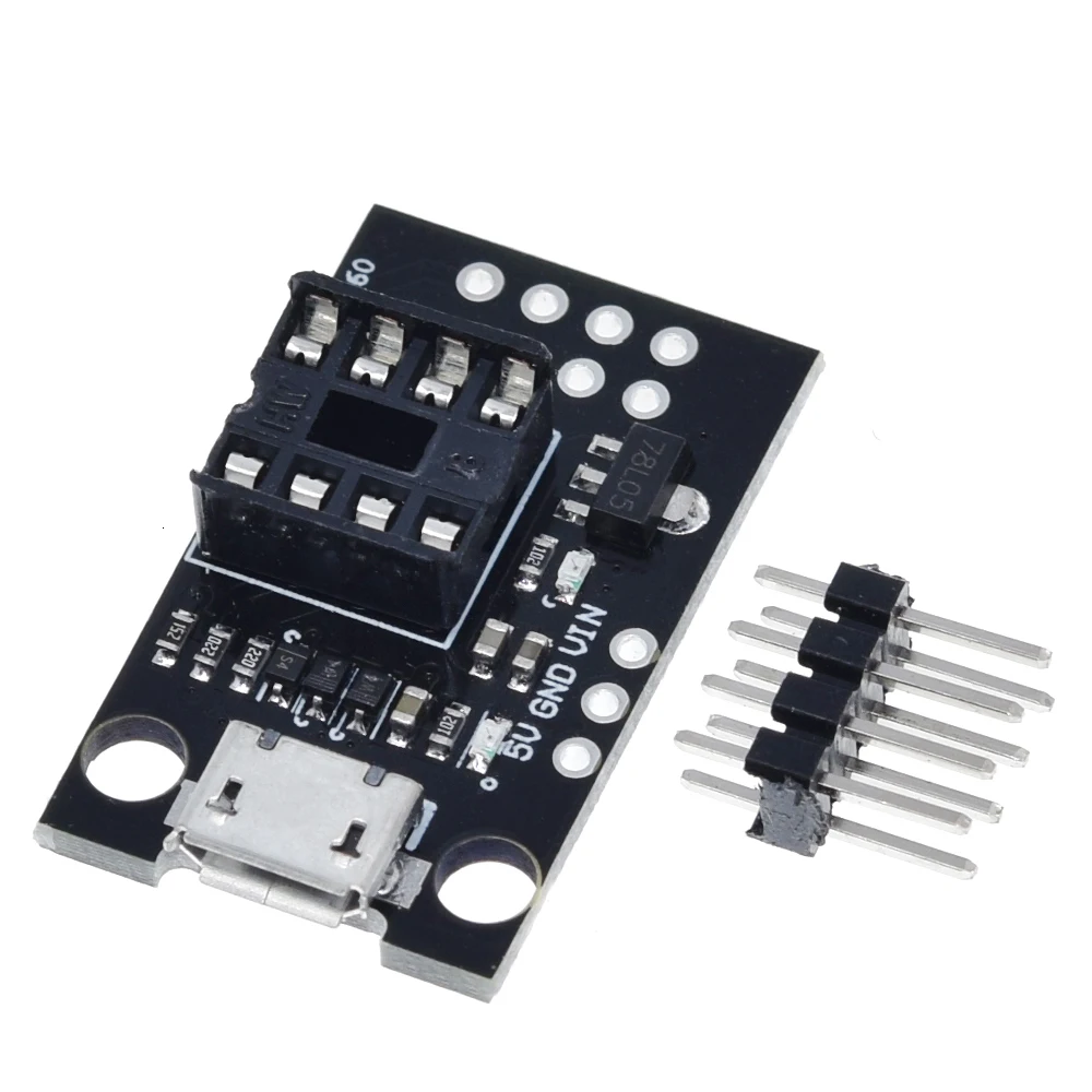 Синий черный TINY85 Digispark Kickstarter микро макетная плата ATTINY85 модуль для Arduino IIC IEC USB