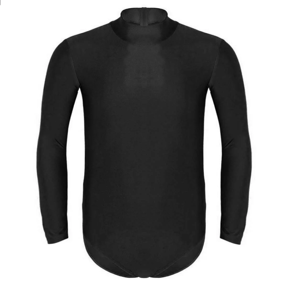 Купальник мужской костюм Кот латексный купальник с длинным рукавом и воротником