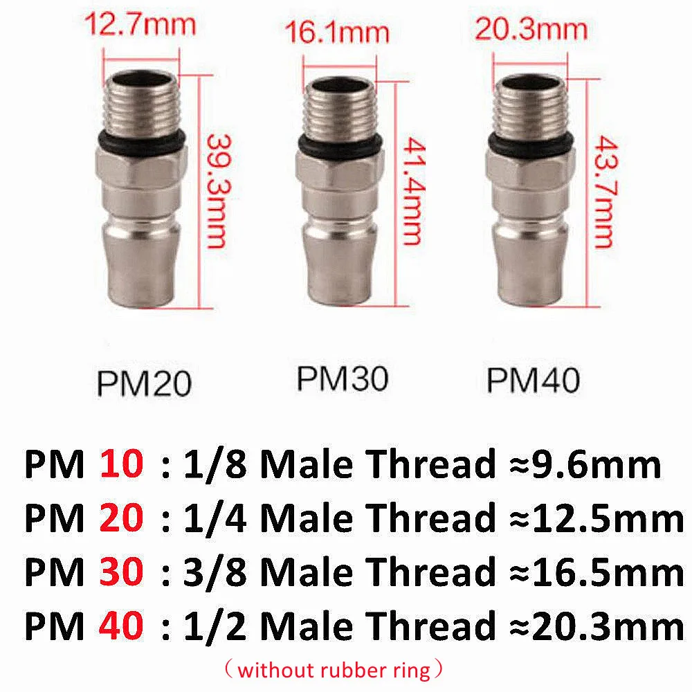 

Самоблокирующийся пневматический фитинг C-типа SP PP SM PM SH PH SF PF