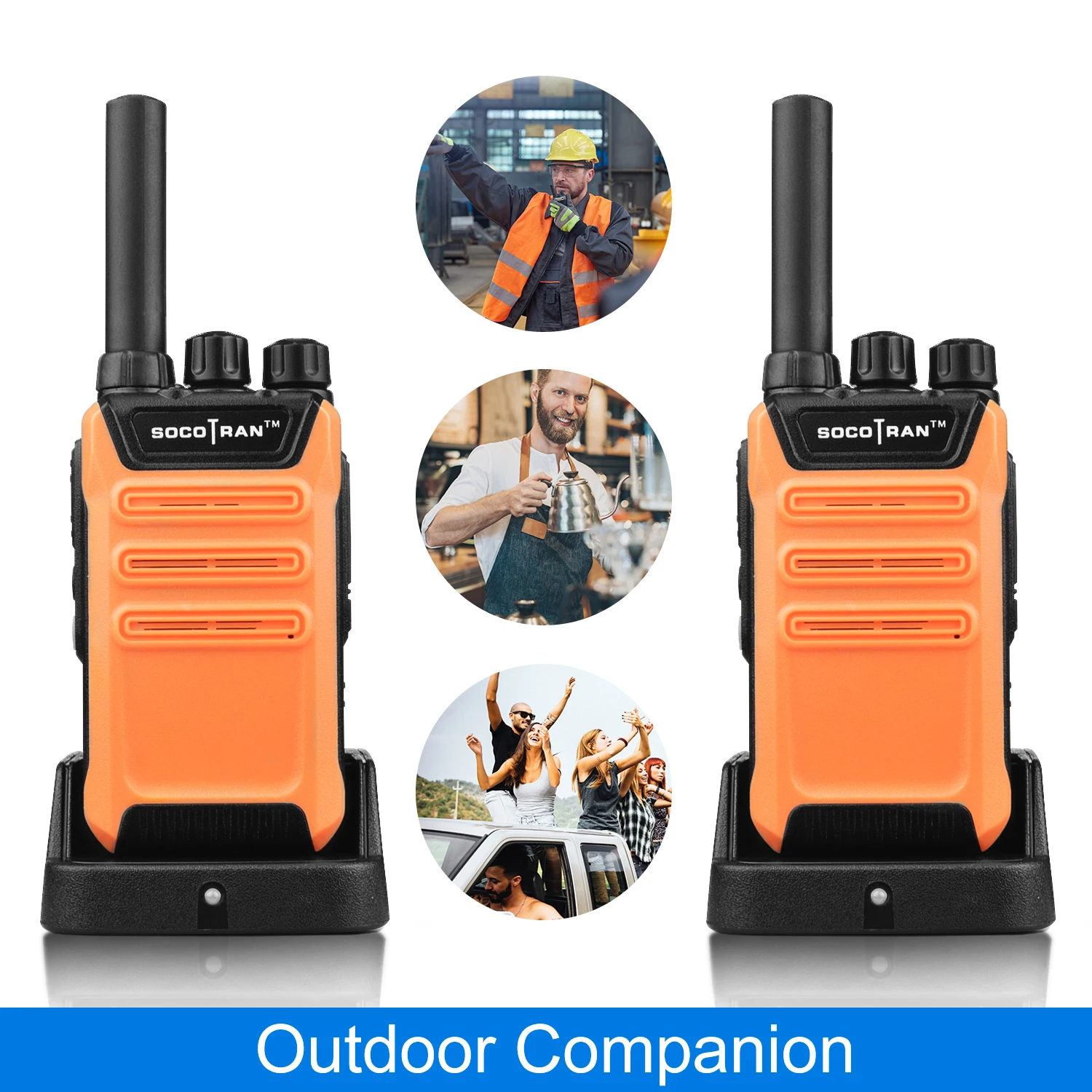 Портативная двухсторонняя рация Ham Radio UHF 400 470 МГц ручная мини 2 Вт перезаряжаемая