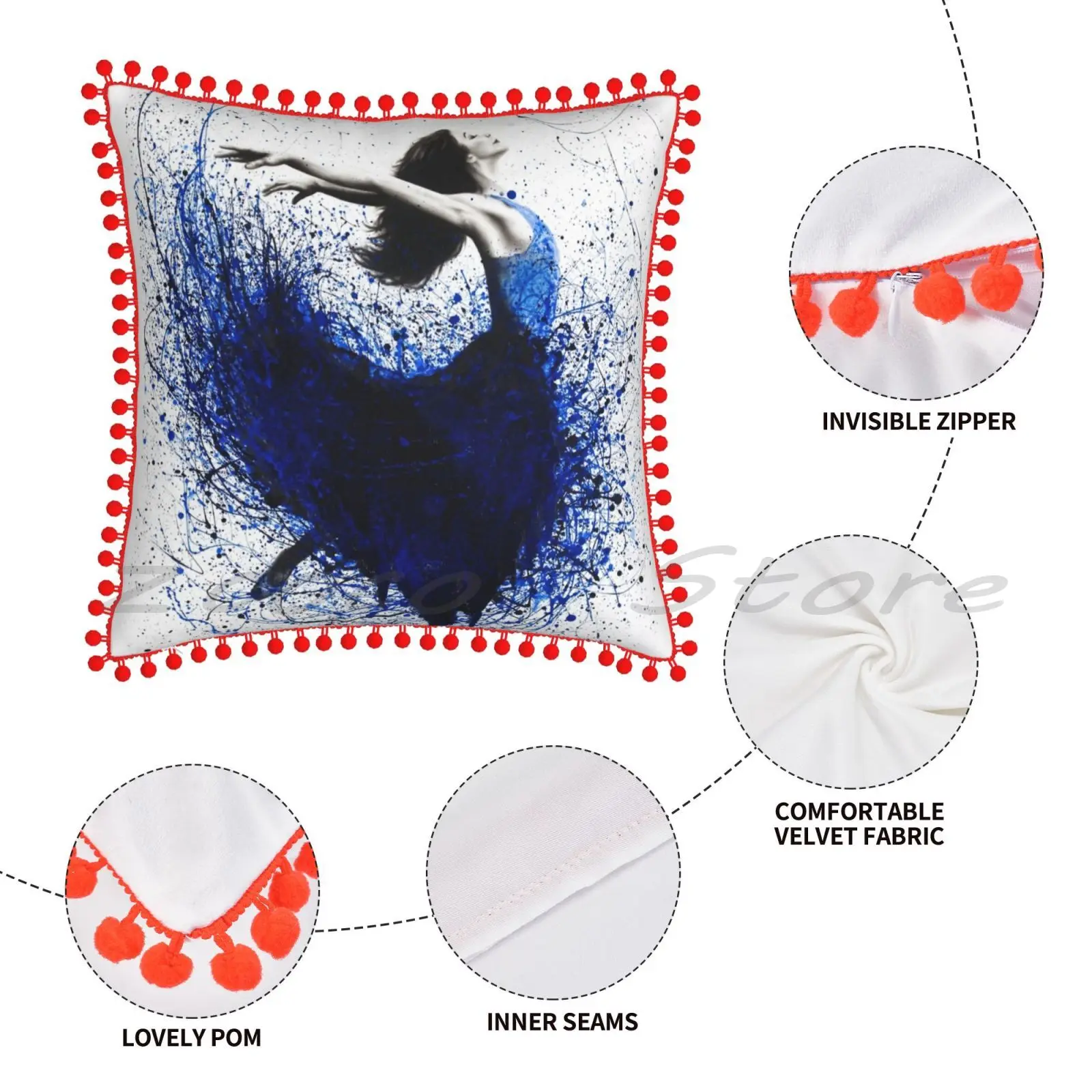 Глубоководный танцор с персонализированным рисунком сделай сам плюшевая