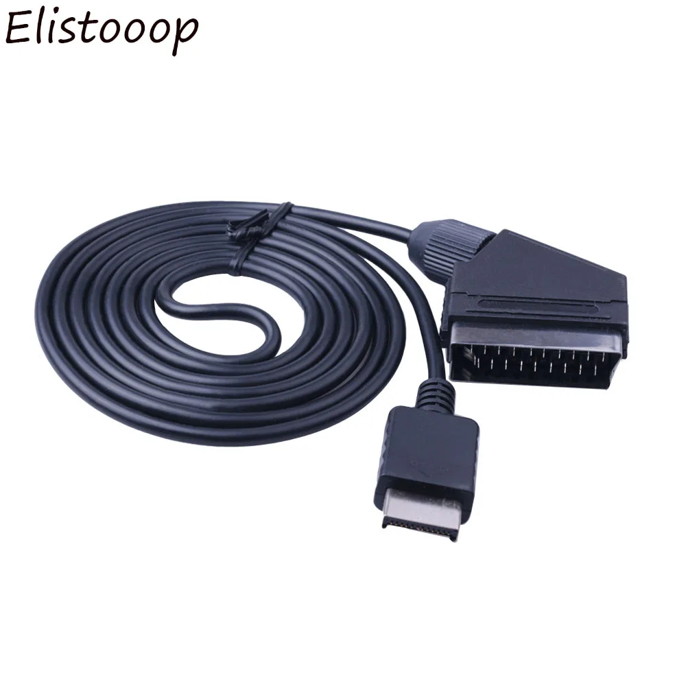 1 8 м/6 футов ТВ AV RGB SCART кабель для Sony Playstation PS1 PS2 PS3 сменный Соединительный PAL/NTSC