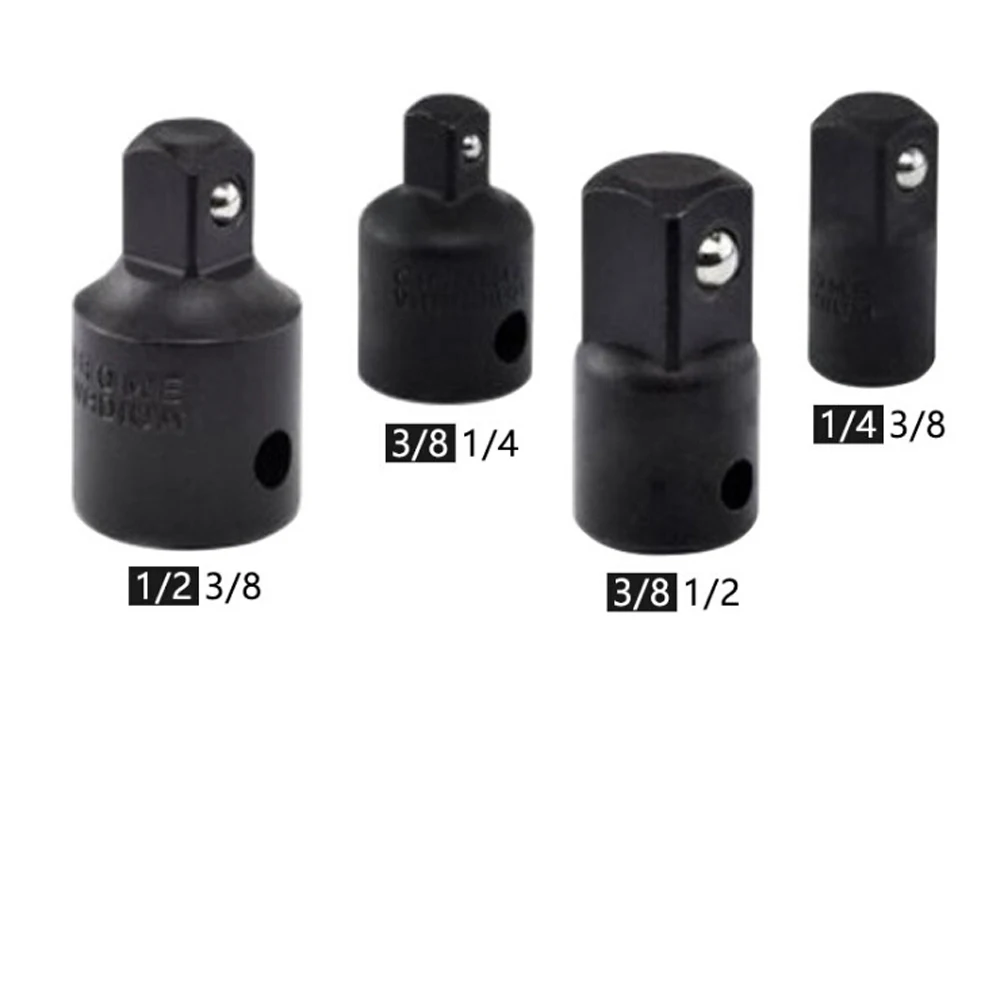 

4pcs 1/4 3/8 1/2 Drive Socket Adapter Converter Reducer Air Impact Craftsman Socket Wrench Adapter Hand Tools Set Repair Tools