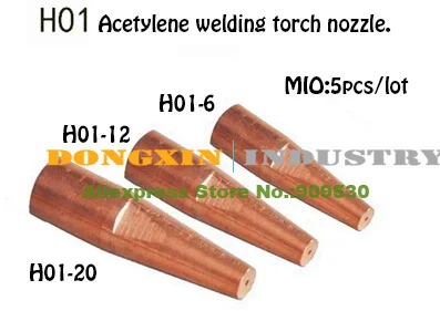 

Free shipping 5pcs/lot Brass Acetylene Torch Nozzle For H01-20 Welding Torch Support Mix Order