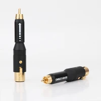 high performance audio xlr malefemale to rca male gold plated adapter connector for amplifier