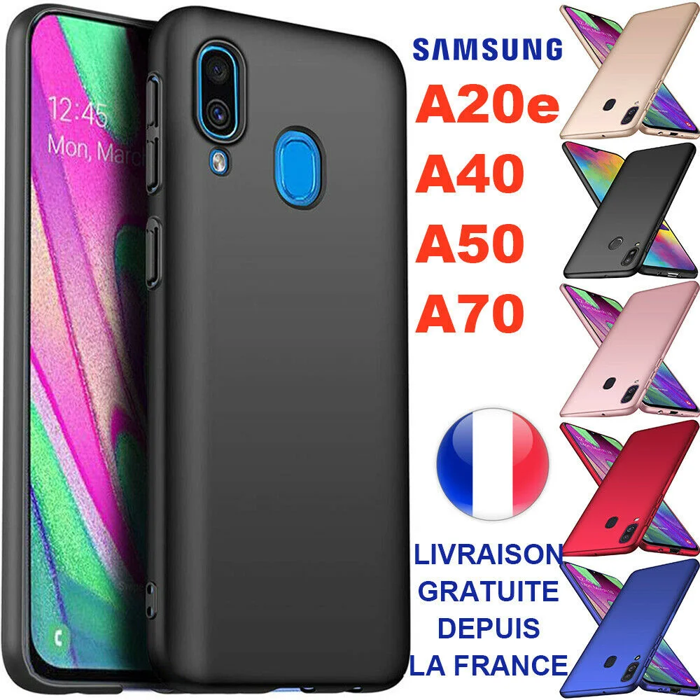 

Housse etui coque rigide protecteur antichoc For Samsung A40 A50 A10 A20e A6 A8