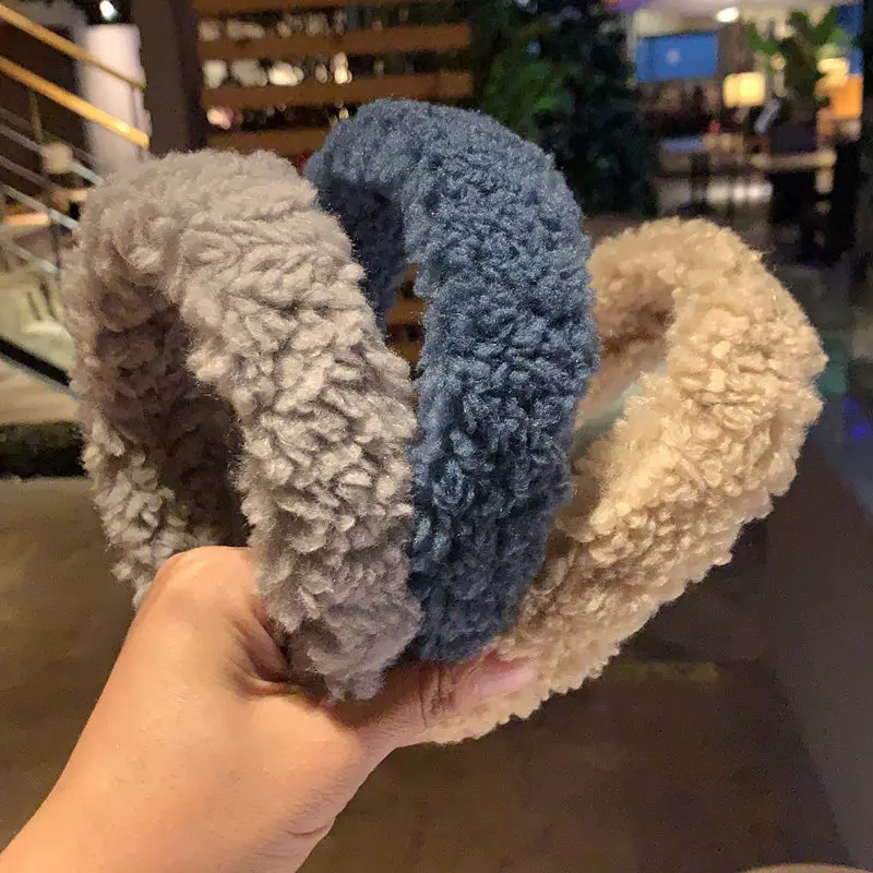 

Warm Cashmere Plain Hairband Headband Hair Accessories