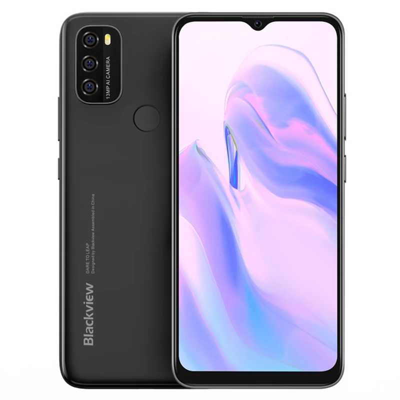 

Blackview A70 смартфон 6,517 ''Waterdrop 3 ГБ ОЗУ 32 Гб ПЗУ Восьмиядерный Android 11 13 МП камера заднего вида 5380 мАч 4G LTE мобильный телефон