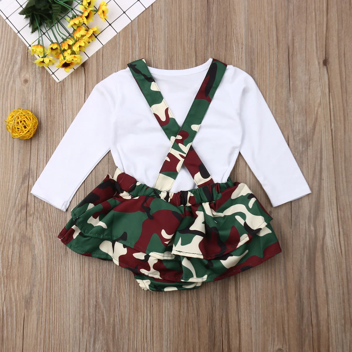 Одинаковые комплекты топы с длинными рукавами для маленьких девочек футболка