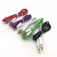 3 5mm auxiliary aux male to male stereo cord audio cable for pc ipod mp3 car for gift