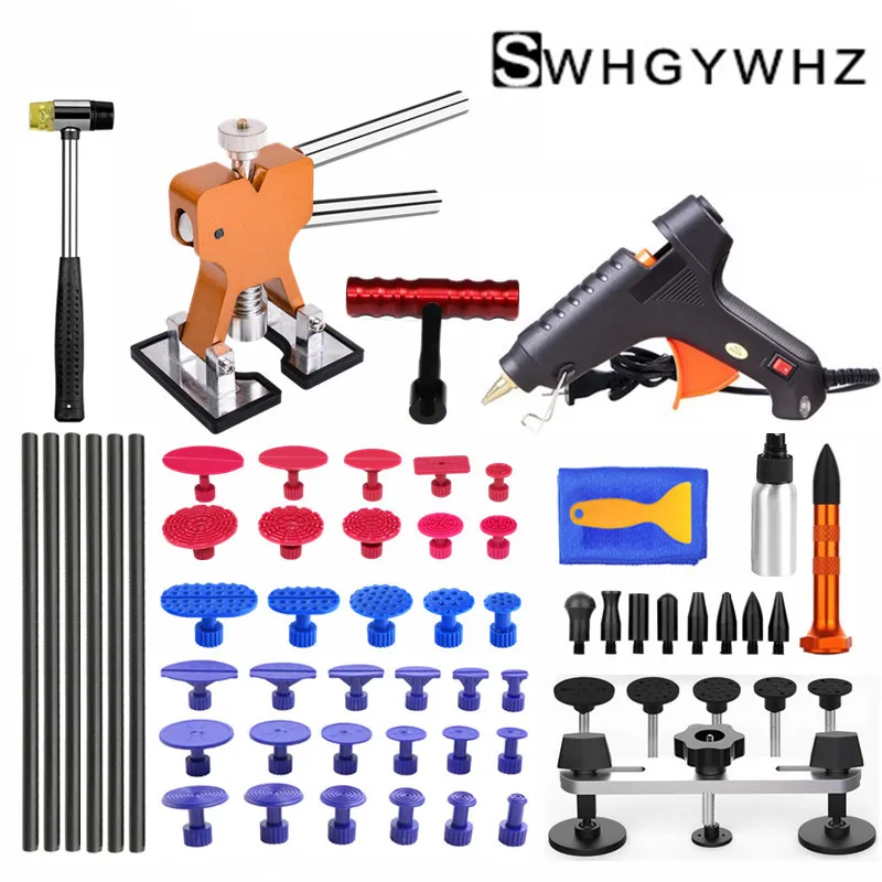 Набор для беспокрасочного ремонта вмятин серебристый мост удаления на