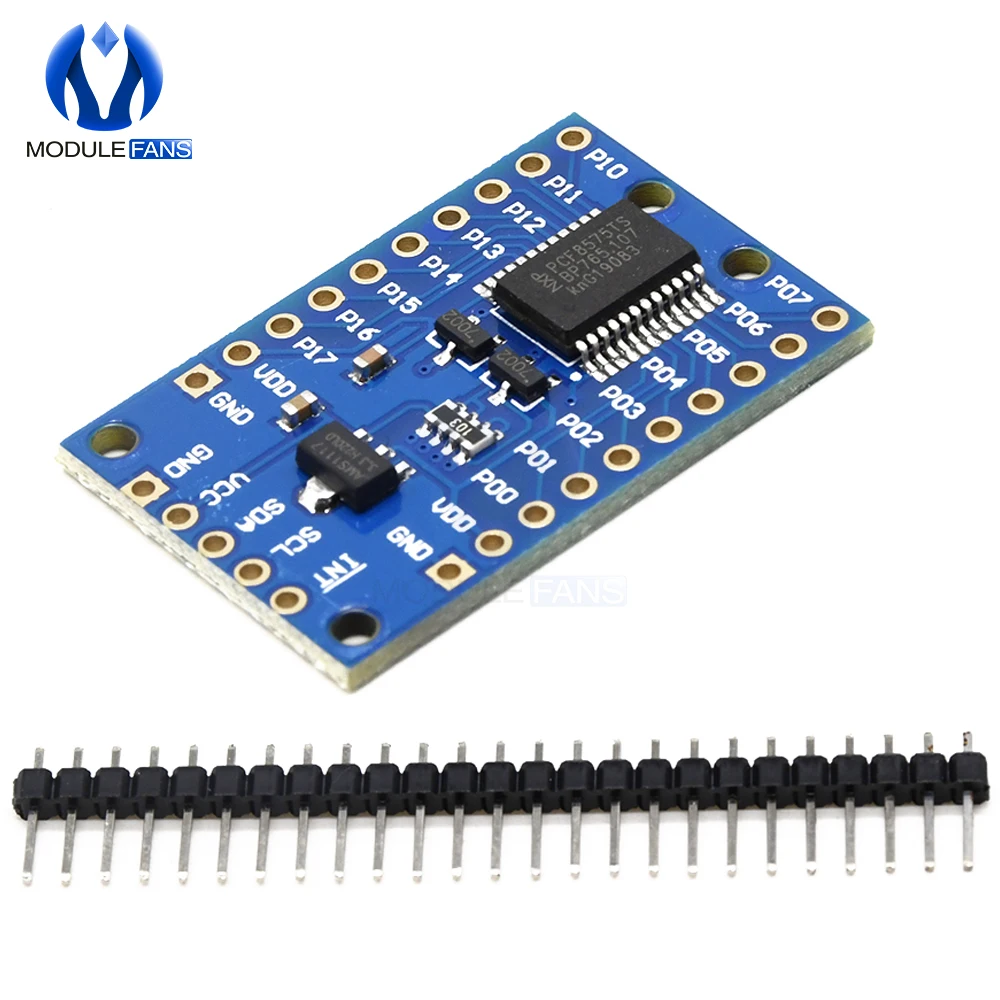 Модуль расширения PCF8575TS I/O постоянный ток 2 5 В PCF8575 IIC I2C 16 бит для UNO R3 светодиодный