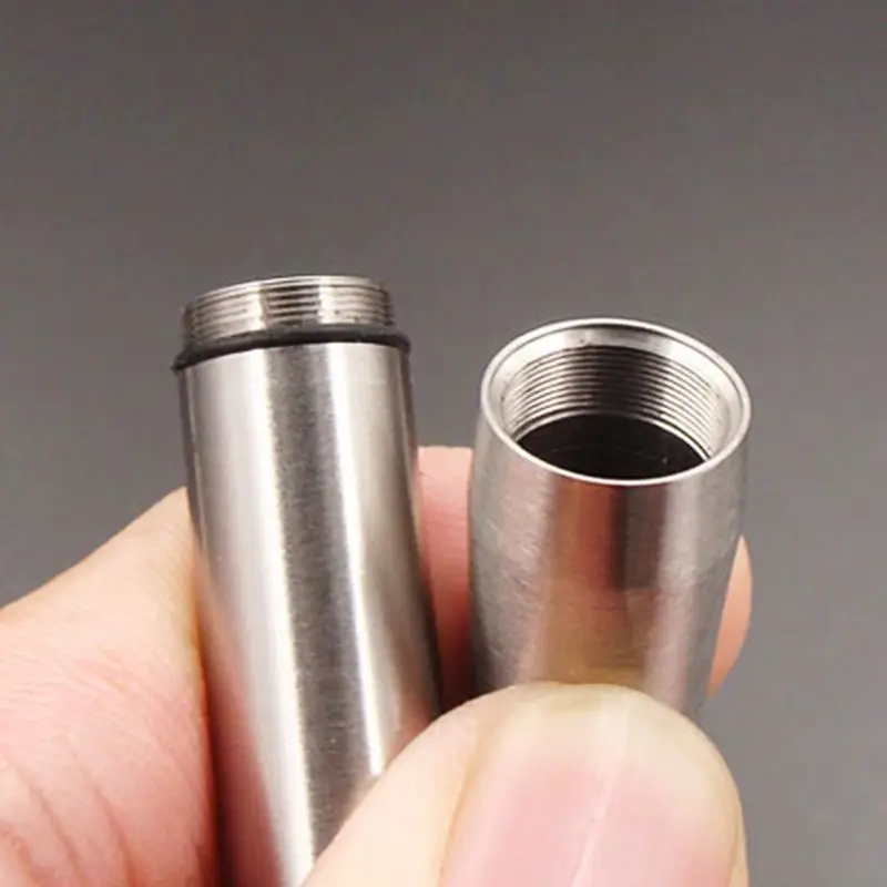 Карманный футляр для зубочистки водонепроницаемый чехол из нержавеющей стали