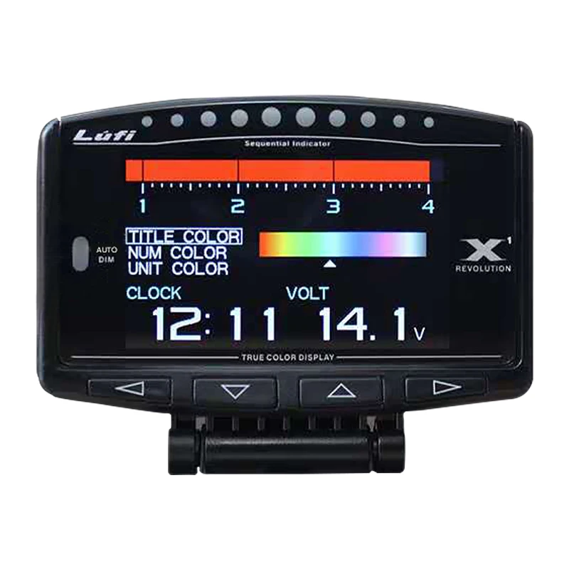 Lufi X1 автомобиля SMART OBD2 цифровой Turbo boost воды масло Температура манометр для