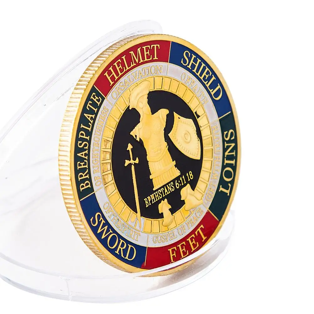 

19/5000 God Armor Guard The Soldier Donald America Great Again President God Armor Collection Of Commemorative Gifts Home Decor