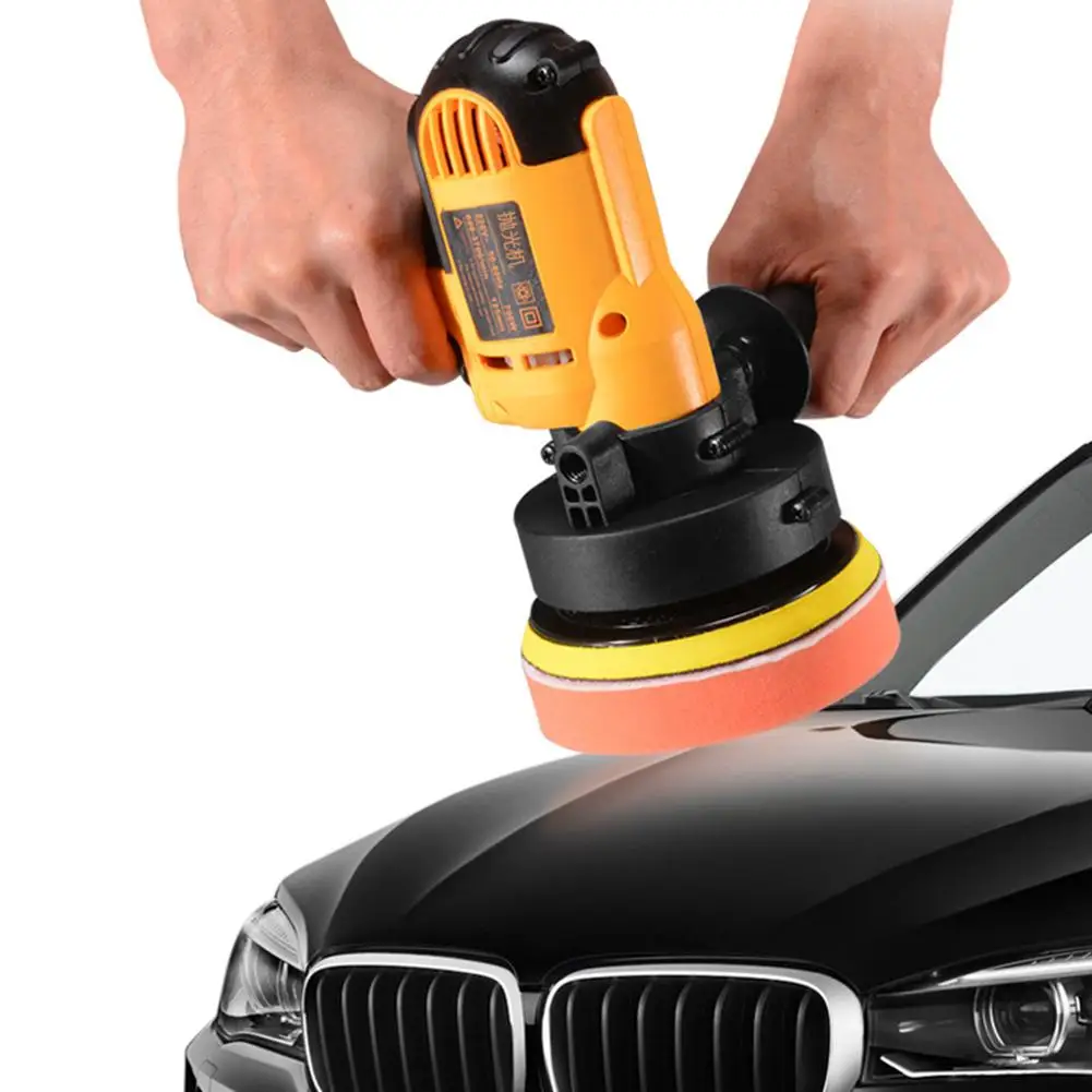 

5 Inch Electric Polisher 220V 5-Level Variable Speed 3700 RPM Car Polisher Buffer Sander Car Paint Care Tool Polishing Machine