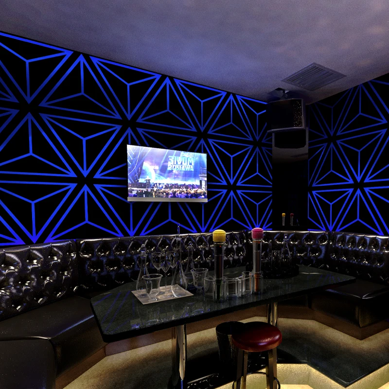 Beibehang Водонепроницаемые абстрактные геометрические обои KTV для спальни гостиной ТВ заднего плана декор стен для дома.