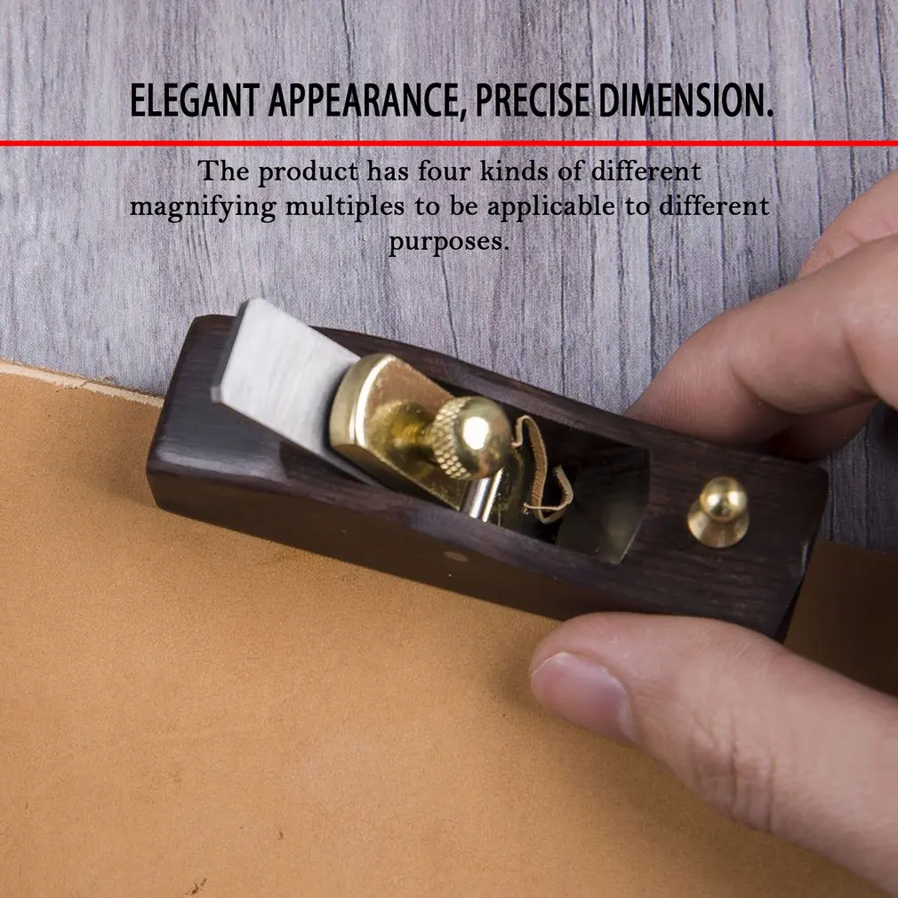 Мини Деревянный ручной самолет Легко управляемый эбеновый деревообрабатывающий