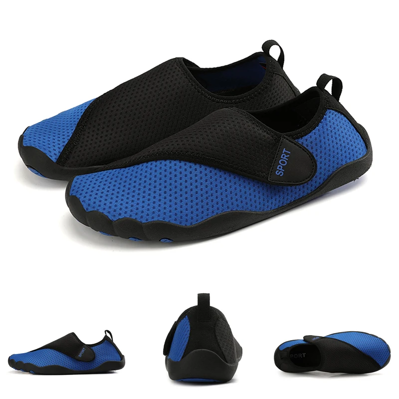 Men Hiking Shoes Upstream Socks Lightweight Comfortable Quick Dry Water Shoes Breathable Elastic Soft Shockproof Trekking Shoes