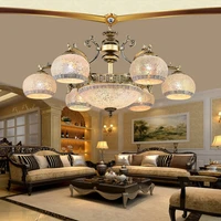 european style living room bronze chandelier modern candle lamp dining room bedroom double ceiling chandelier