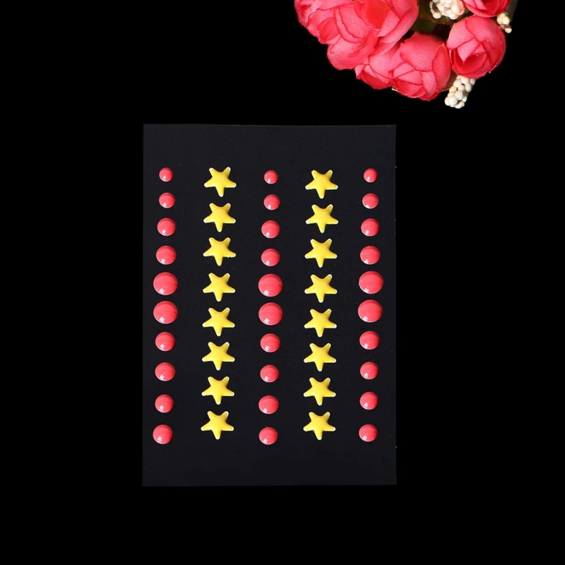 

1Pc Enamel Dots Resin Self-adhesive Sticker for Scrapbooking Crafts Sticker Decal