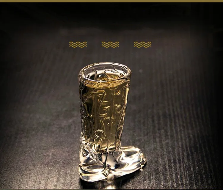 Креативные ботинки стеклянные спиртные напитки стеклянная водка бокал для вина