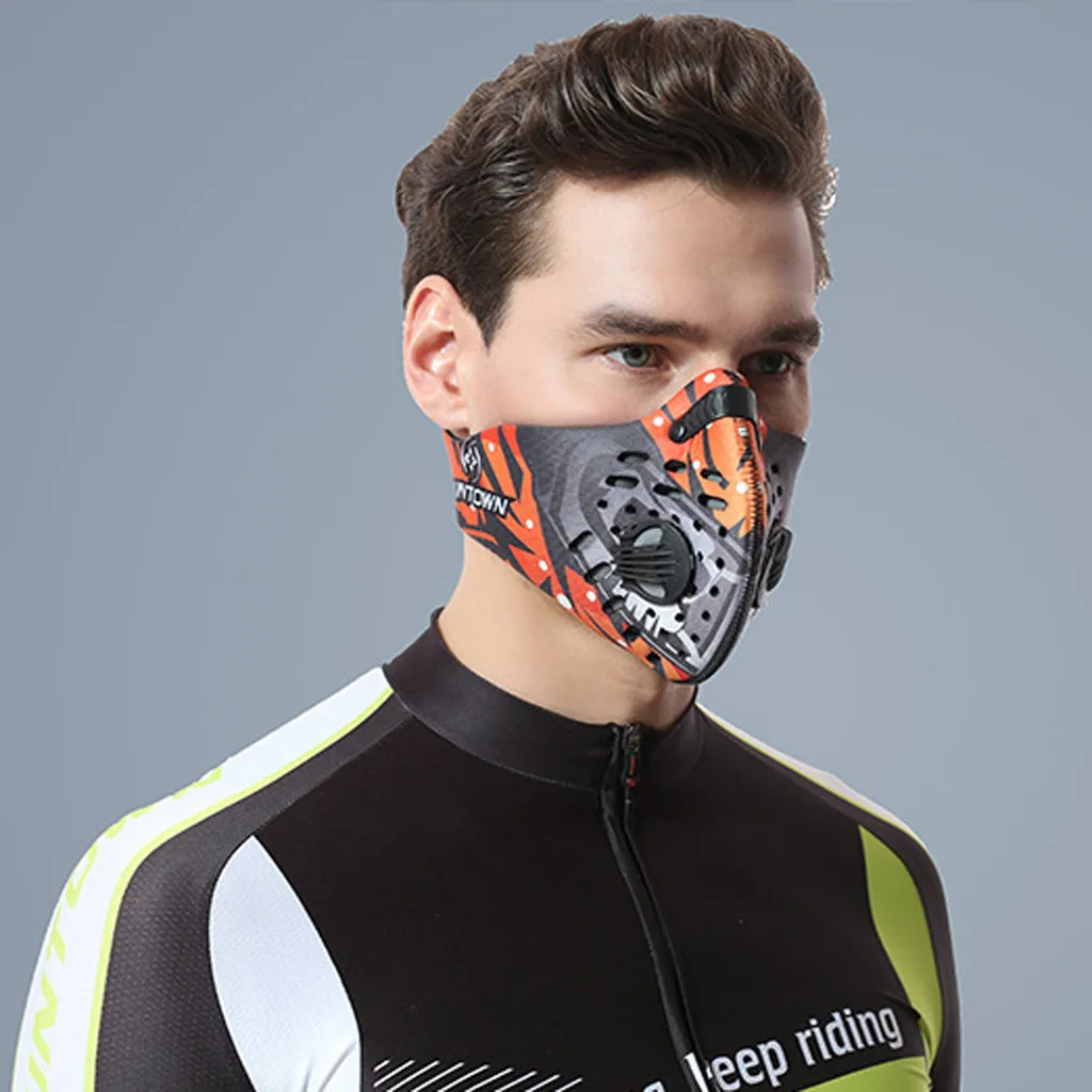 Мужская/Женская пыль из активированного угля-Защитная велосипедная маска для