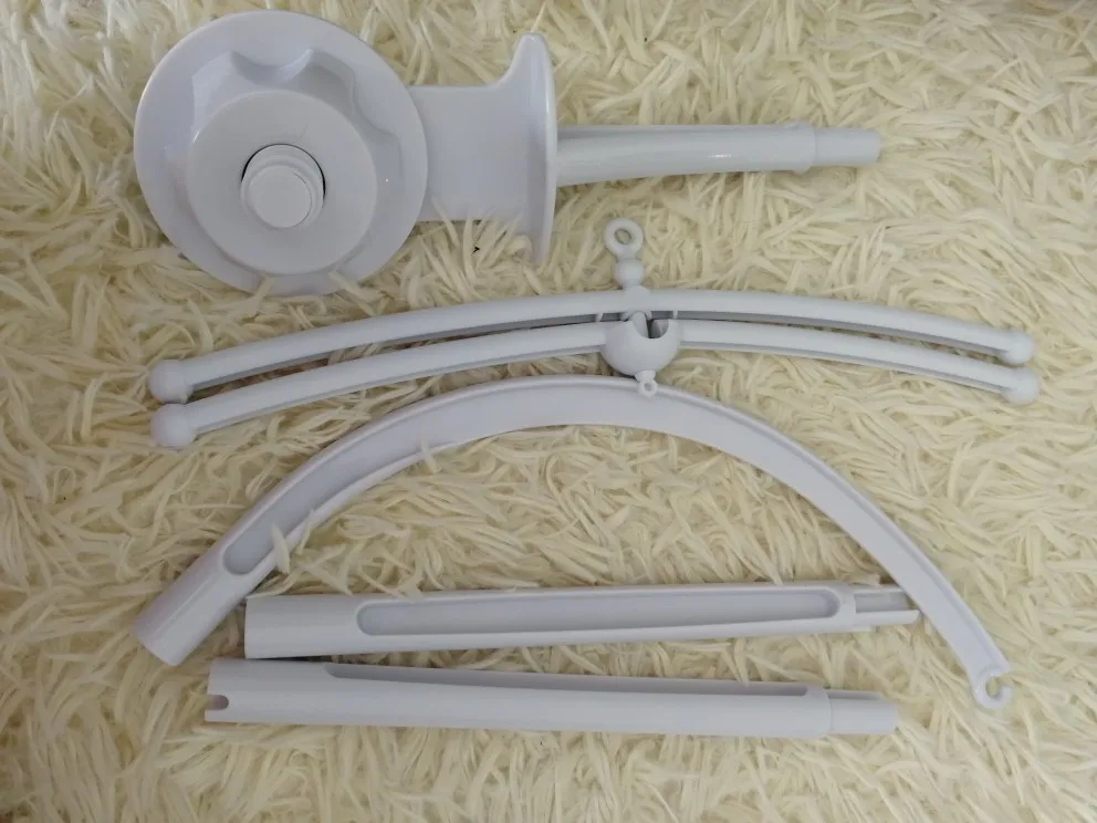 Детская кровать подвесная погремушка вешалка для игрушек DIY подвесная детская кроватка Мобильная кровать колокольчик Игрушка держатель на 360 градусов вращающийся кронштейн