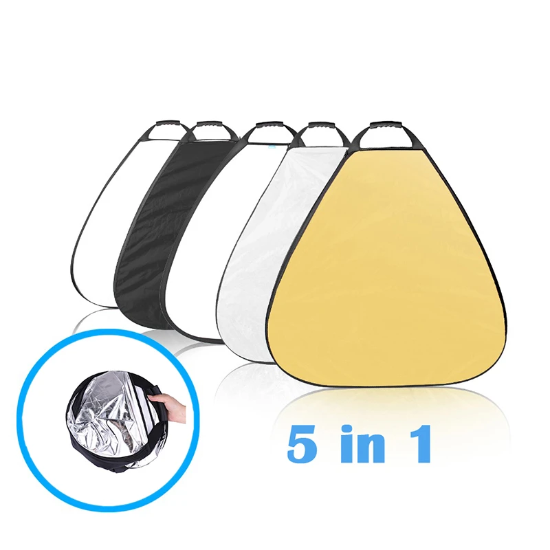 Треугольный отражатель складной светильник 80 см 5 в 1 |