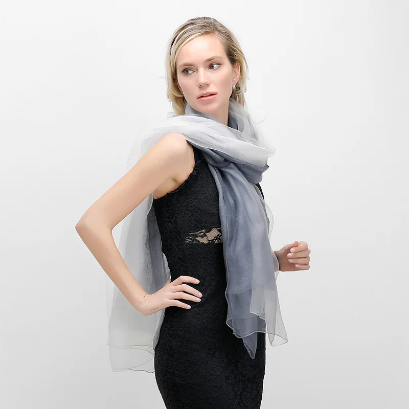 

Women's Square Head Hooded Scarf Women's Chiffon Shawl Wrap Scarf Scarf Shawl white