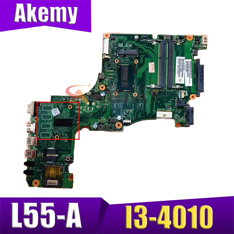 

SPS V000318210 for toshiba satellite L55 L55-A laptop motherboard CR10ST-6050A2556501-MB-A02 SR16Q I3-4010