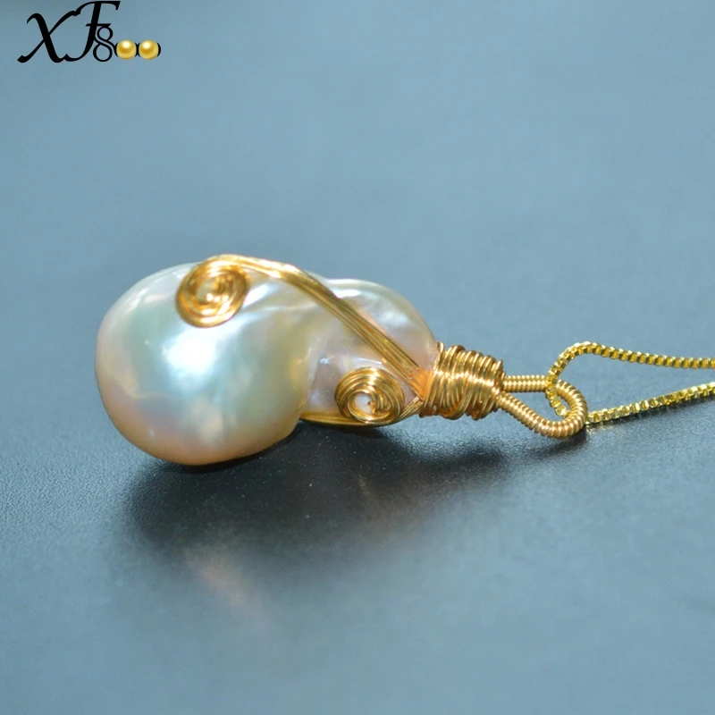 Ожерелье из натурального жемчуга для женщин D323 | Украшения и аксессуары