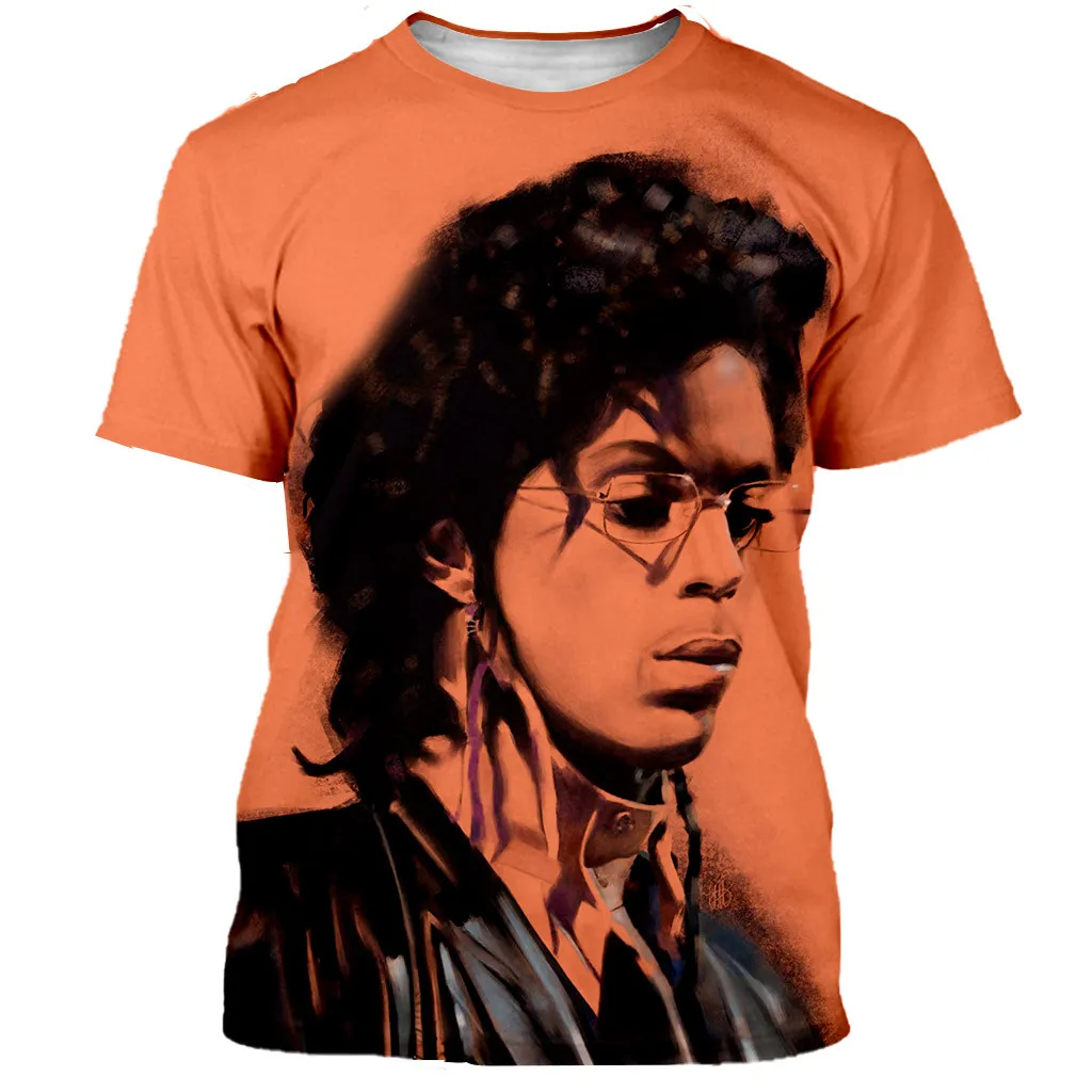 

Prince Rogers Nelson T Shirt Men Women 3D Printed T-shirts Casual Harajuku Style Tshirt Streetwear Tee Tops Dropshipping