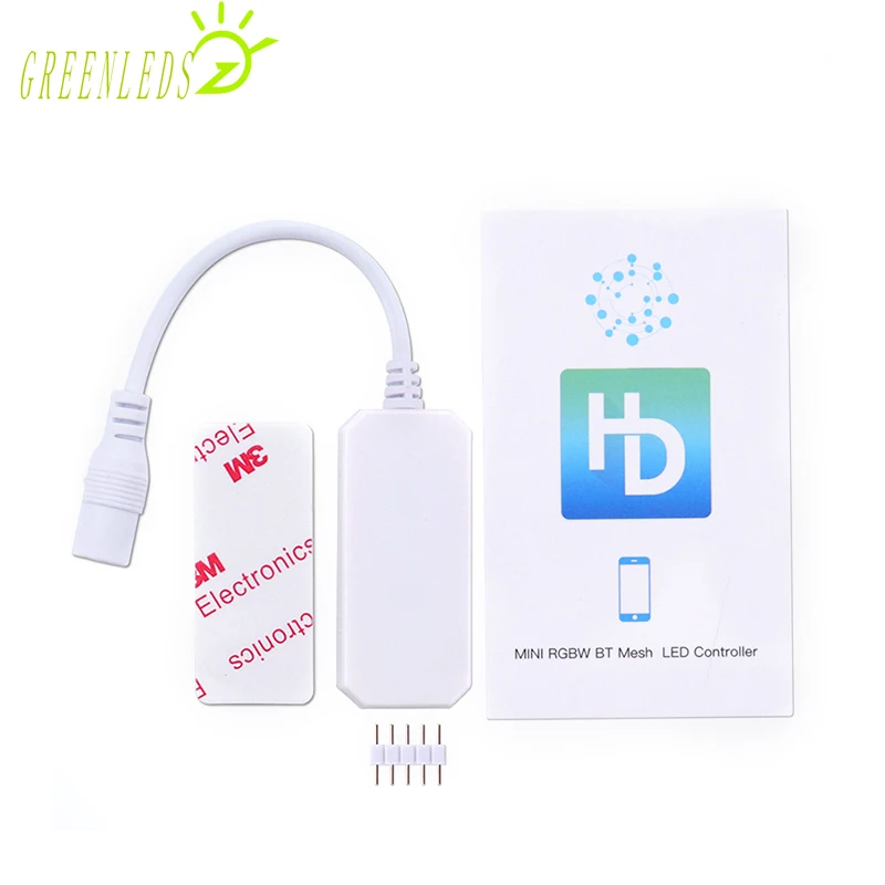 

LED Single/RGB(W) Color Mini Bluetooth Music Controller JM-MBM-RGBW DCDC12-24V 16A Bluetooth Controller