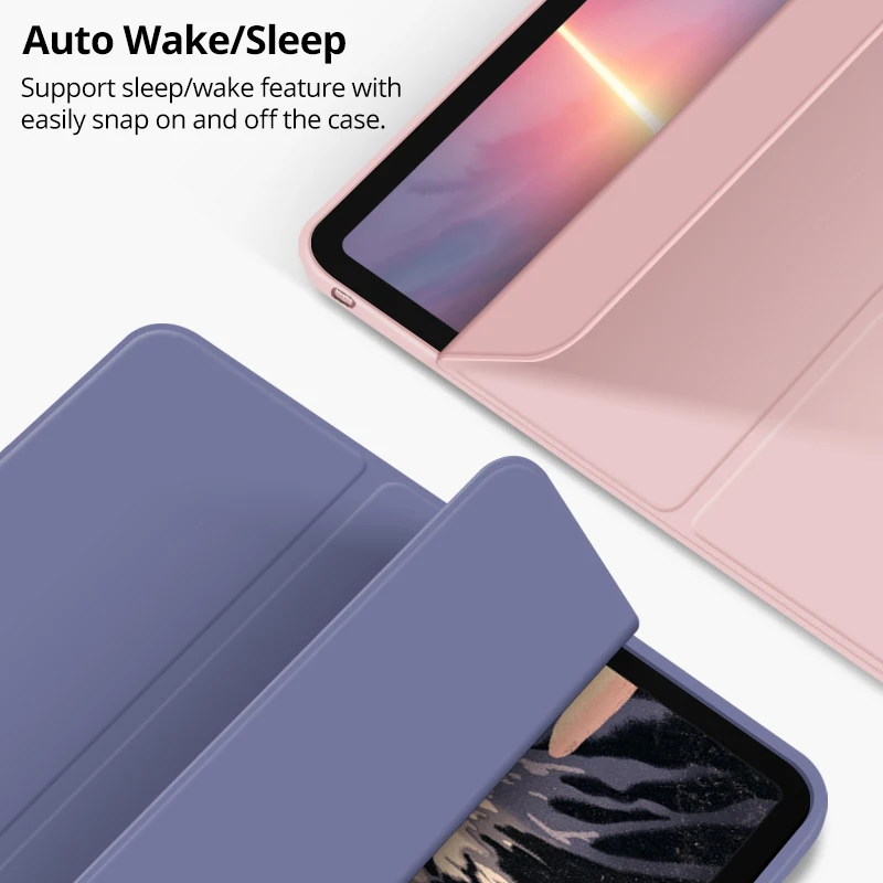 Умный кожаный чехол-подставка для планшета IPad Air 1 2 3 4 9 7 10 5 дюйма I Pro 11 2021 2020 2018 Mini 6